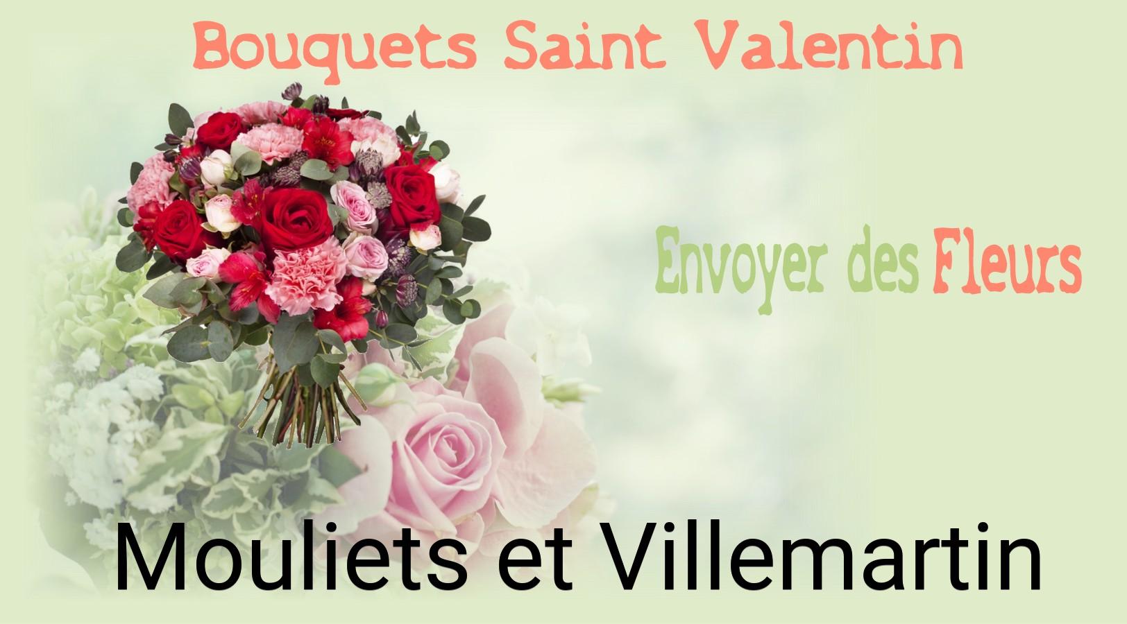 Roses de Saint-Valentin livrées à Mouliets-et-Villemartin